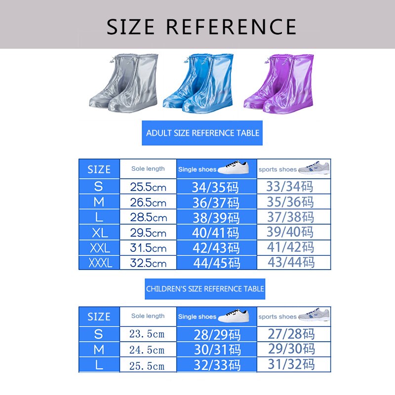 student Rain Covers thick waterproof slippery rain boots set exquisite wearable shoe cover flat with flat rain boots