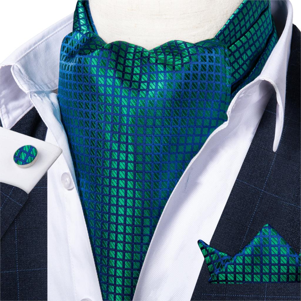 Szary czek wesele jedwabna muszka formalne Business Party mężczyźni Tuxedo motyl muszka kieszeń kwadratowe spinki do mankietów zestaw DiBanGu: ASC-2001