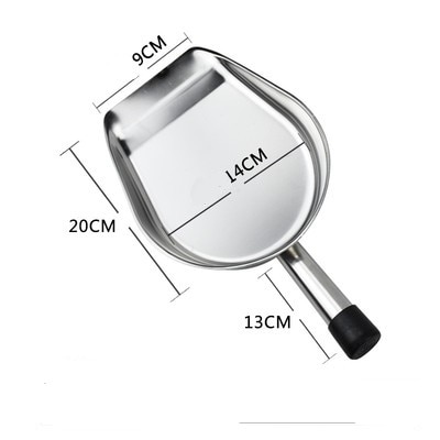 Stainless steel shovel kitchen chef tool food Handheld Portable Table desk Small garbage shovel Cleaning tools Home garden used: Rose