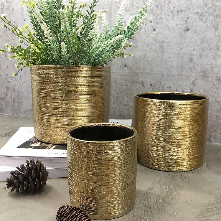Oriente médio banhado a ouro vaso de cerâmica vaso de flores cerâmica moderna cerâmica ornamentos vasos para decoração vaso pequeno