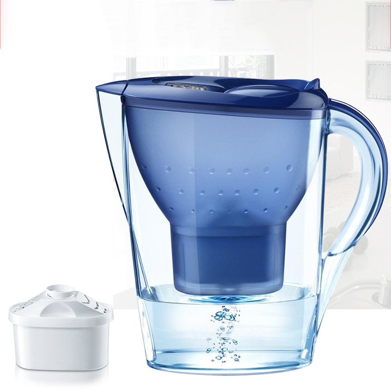 Water Filter Kettle Household Water Jug Activated Carbon Purifier Water Pitcher Kitchen Office Water Bottle Jug Drink Water Tool