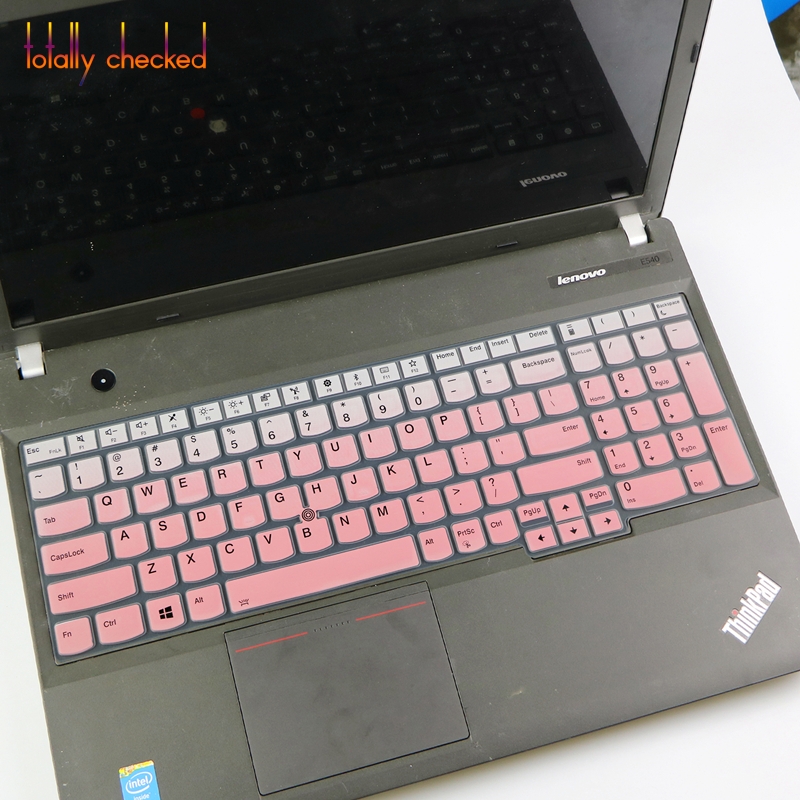laptop Keyboard Cover skin protector for Lenovo ThinkPad P51s P52 P52s E580 E590 E595 L590/ThinkPad T570 T575 T580 T590 E15: fadepink