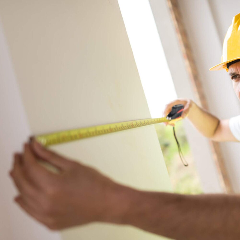 1Pc Portable Practical 3m Steel Retractable Self-Lock Measure Tape Steel Ruler Construction Carpenter Tool