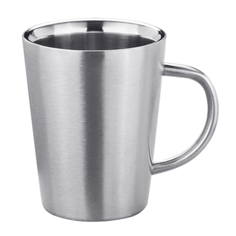 Bodhi2000 Edelstahl Griff Outdoor Reise Camping Wasser Tasse Kaffeebecher Set