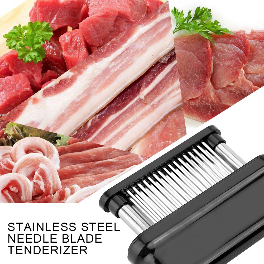 48 Blades Needle Meat Tenderizer Stainless Steel Knife Meat Beaf Steak Mallet Meat Tenderizer Hammer Pounder Cooking Tool