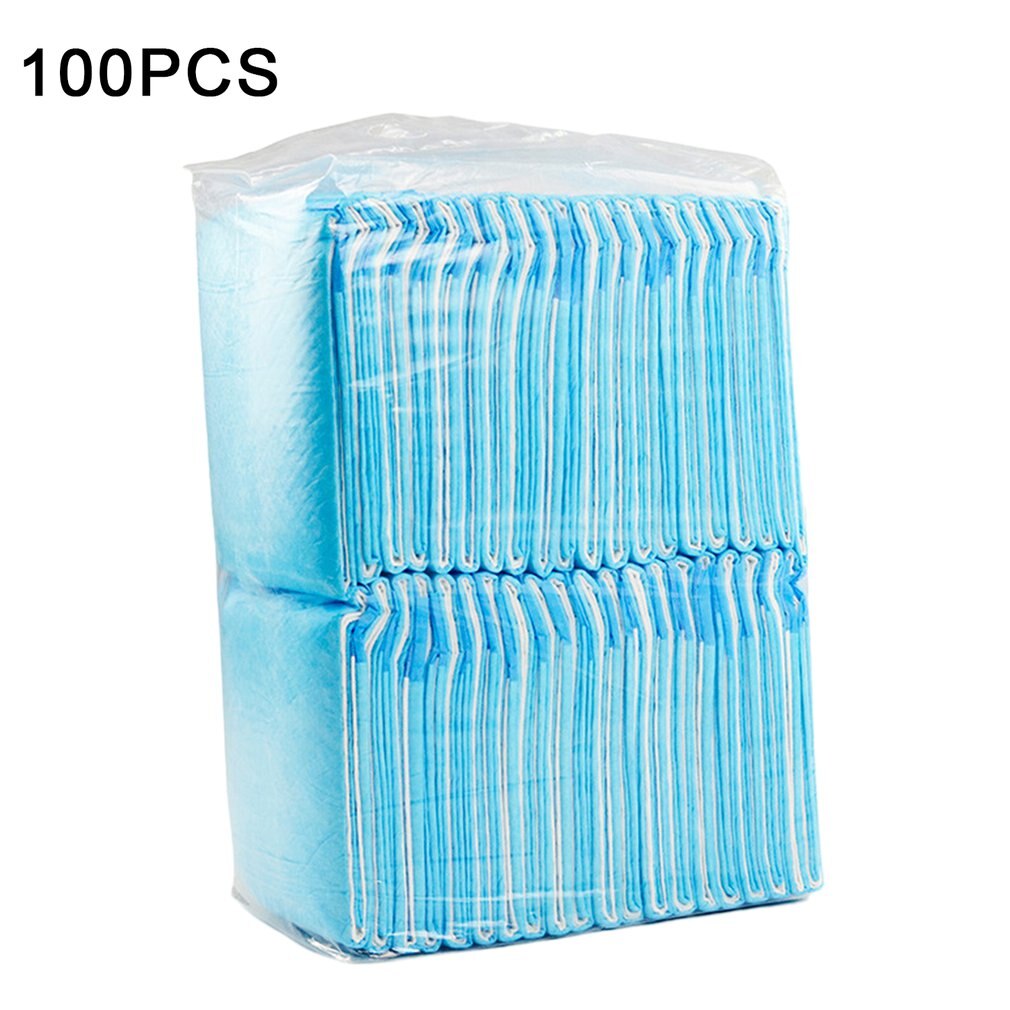 100pcs/set Pet Dog Diaper Breathable Non-woven Fabric Disposable Dog Water Absorbent Diaper Pet Training Diapers