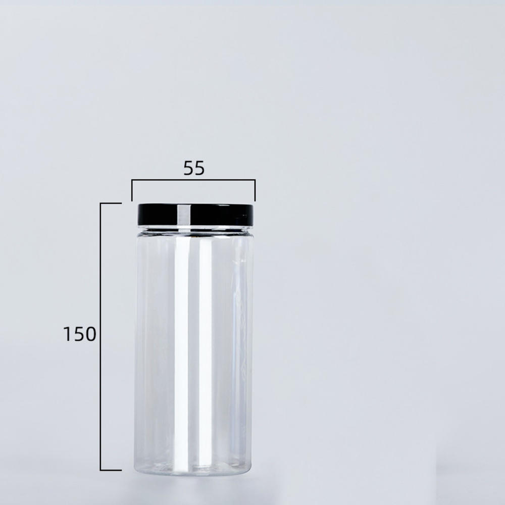 Clear Sealed Can With Lid Food Smell Odor Proof Storage Packaging Bottle Coffee Beans Seasoning Container Kitchen Accessories: Orange