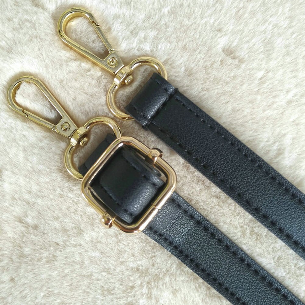 180cm Long PU Leather Shoulder Bag Strap O bag Handles DIY Replacement Purse Handle for Handbag Belts Strap Bag Accessories: Black