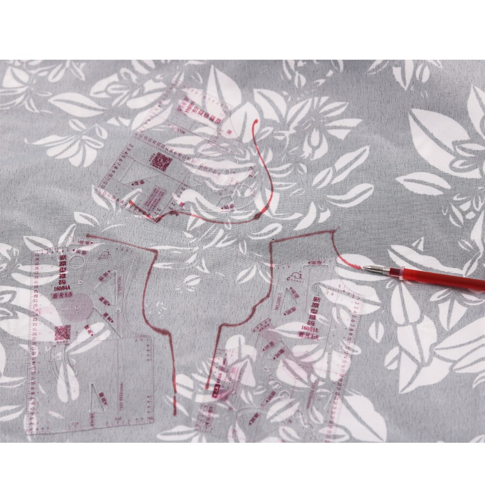 2 uds herramientas de costura pequeña curva de plástico regla de dibujo a medida regla para coser costura de patrones DIY ropa