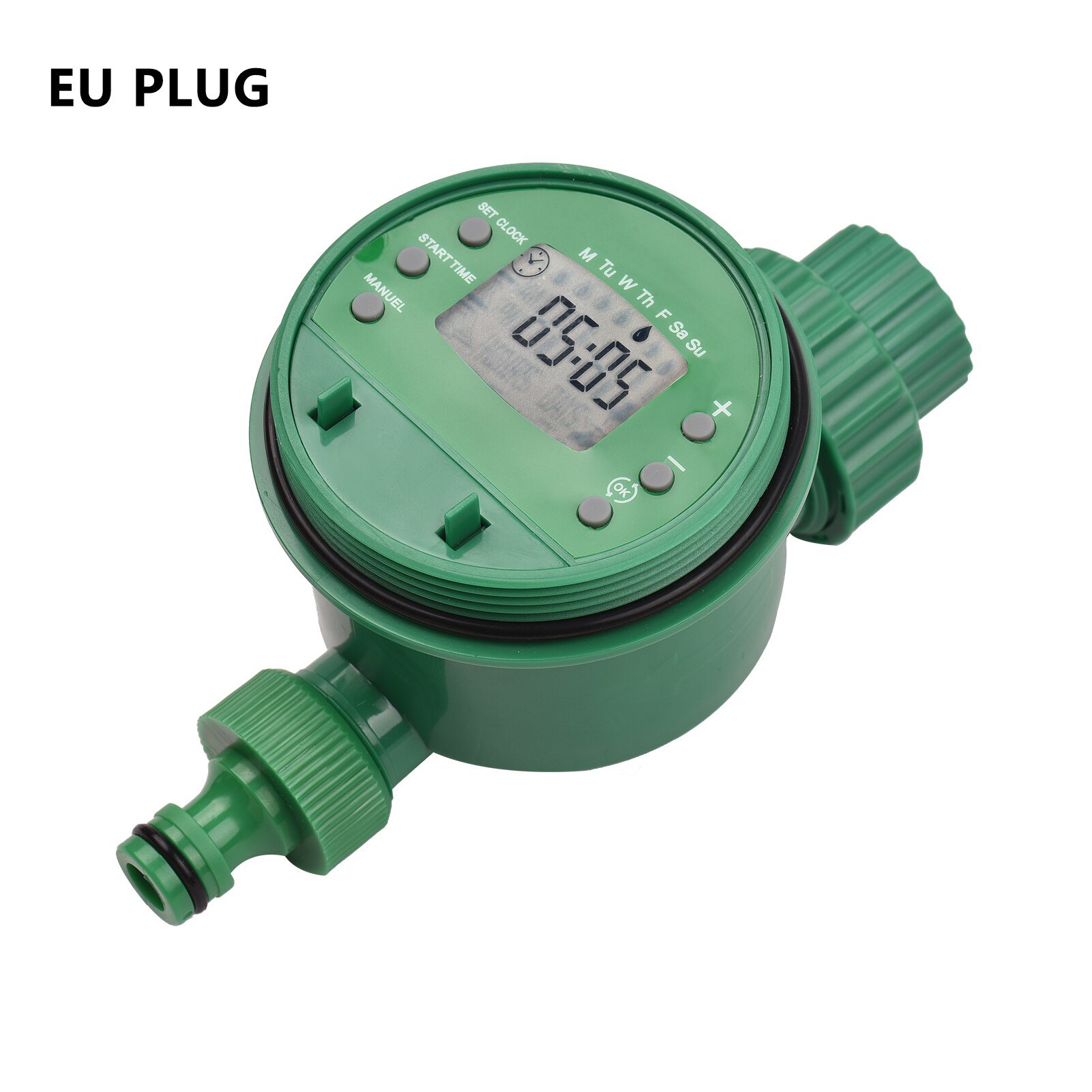 Digital Automatic Watering Timer Programmed Garden Irrigation Timer Battery Operated Intelligent Water Irrigation Controller: B EU PLUG