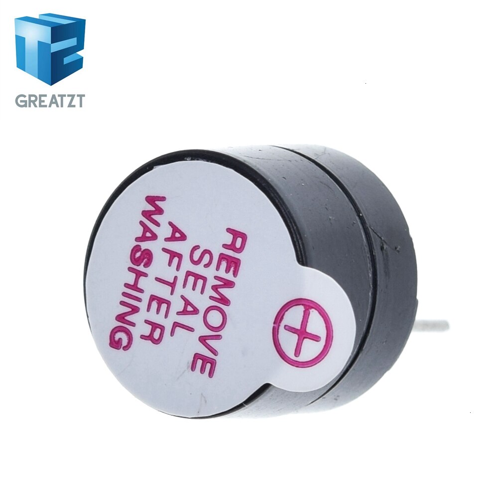 GREATZT 10pcs 3v Active Buzzer Magnetic Long Continous Beep Tone Alarm Ringer 12mm MINI Active Piezo Buzzers Fit For Computers P