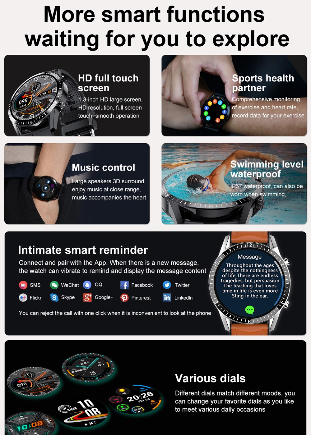 Smart Uhr Für Männer I9 Bluetooth Anruf Smartwatch Herz Rate Mehrere Sport Modus Wasserdichte PK GT2 Wacth Für HuaWei Android IOS