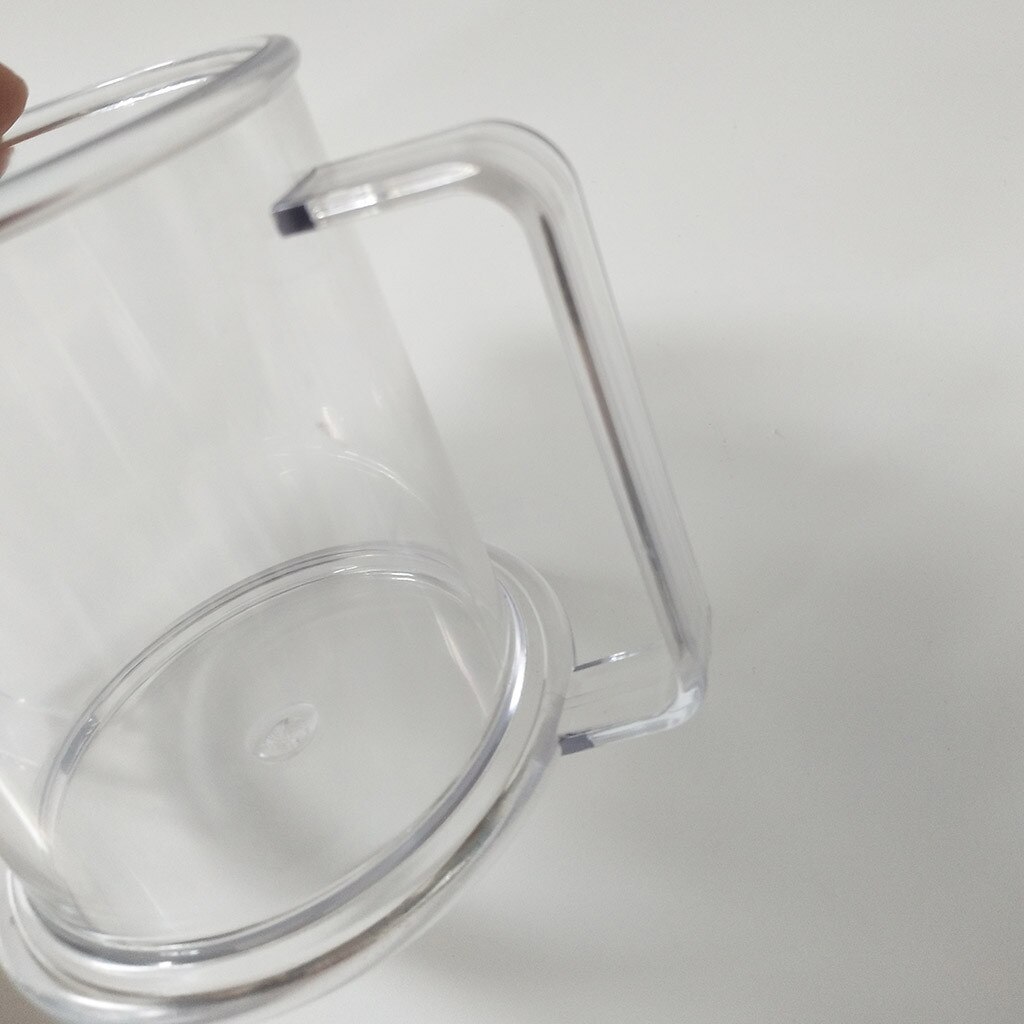 Drinkware accessiores te anti-overflow cup and-billed cup with two hands handle seniors handicap cup  #50
