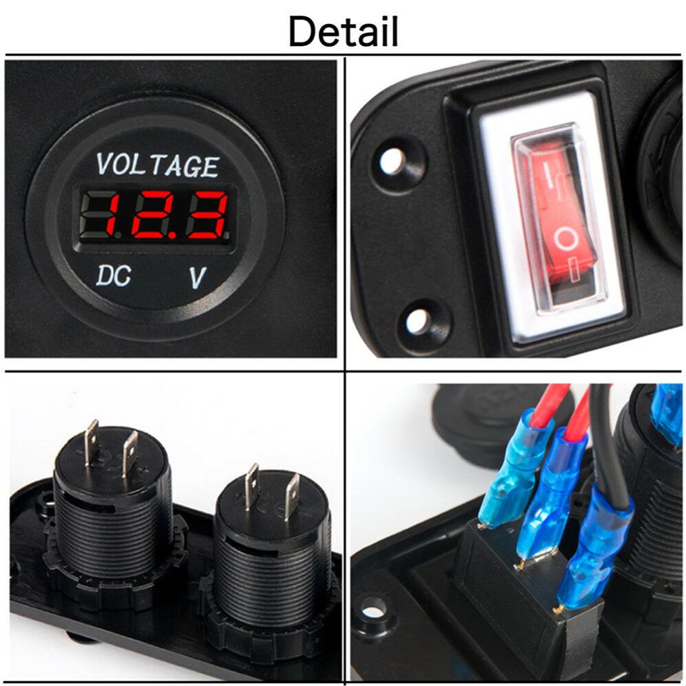 24V Auto Sigarettenaansteker Auto Boot Dual Usb Charger Splitter Sigarettenaansteker Stopcontact Telefoon Quick Charger Adapter