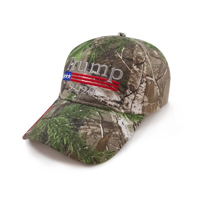 Gorra de béisbol de elección del presidente americano gorra de algodón ajustable gorros deportivos al aire libre: Camouflage