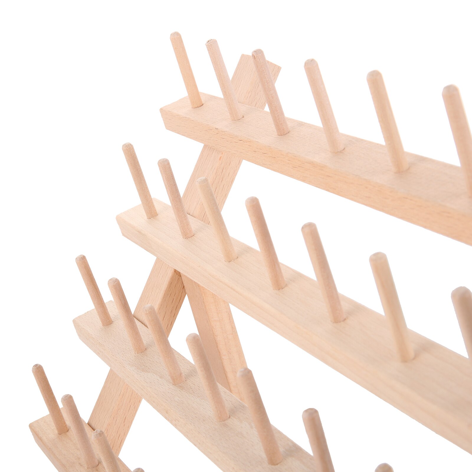 1SET Wall Mounted Thread Rack Stand Shelf Organizer Embroidery Sewing Holder Quilting Knitting Hair-braiding Accessories Decor