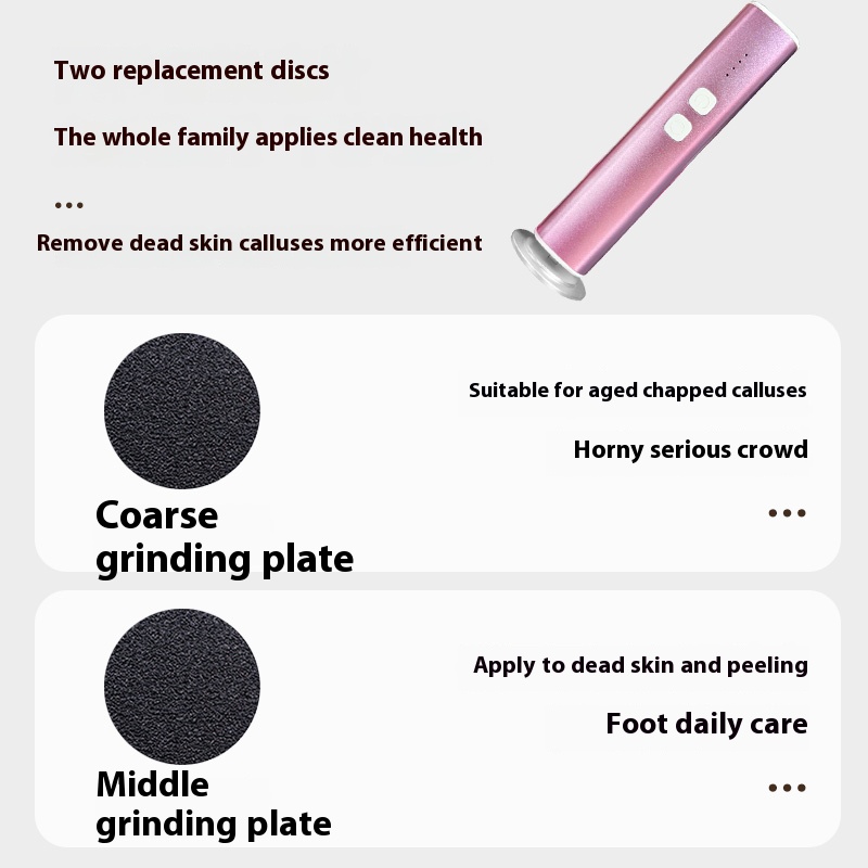 Elektrisk fotslip, hälpeeling och förhårdnader, fotreparationsapparat