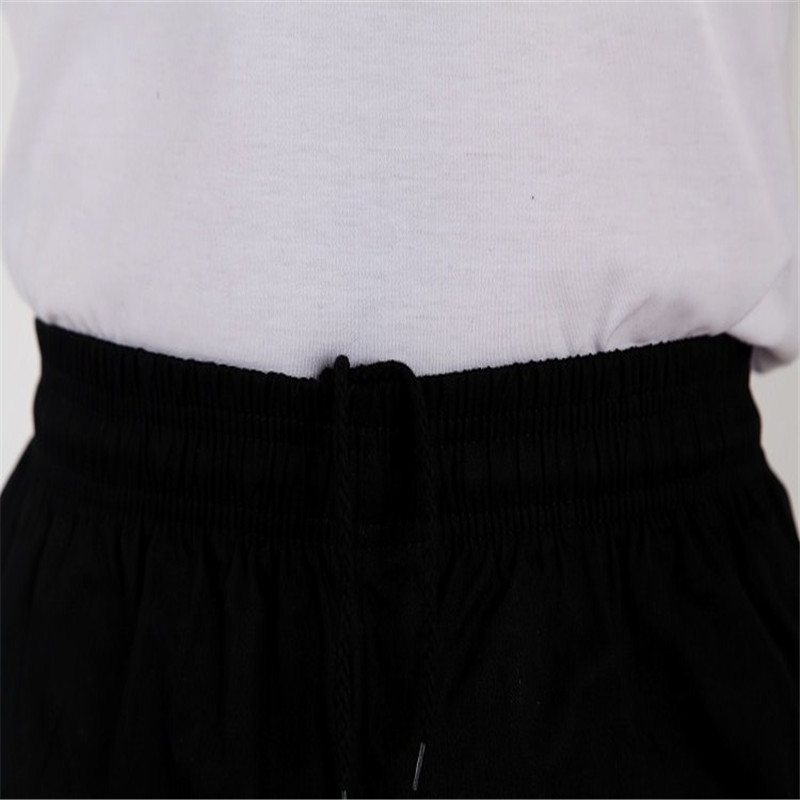 men's chef pants Kitchen Trouser bottoms ajustable waist with elastic band pants food service pants black color 2531#