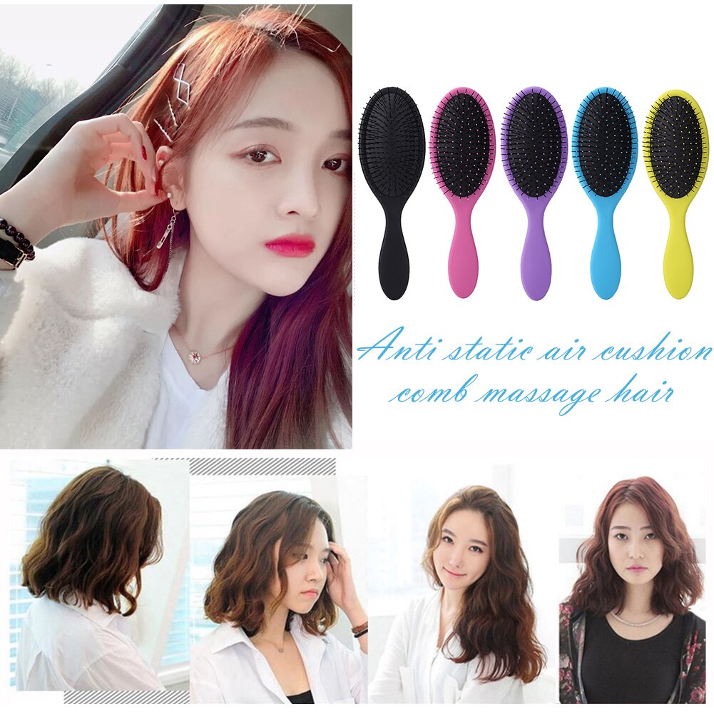 Magic Handvat Detangling Kam Douche Haar Borstel Airbag Paddle Massage Borstel