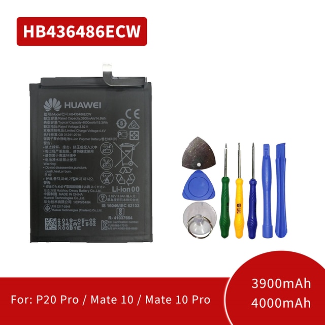 Battery removal for huawei  p8 p9 p10 p20 p30 pro plus, mate 9/10/20 lite 201 nova 2/3/4, honor 5c / 6x / 7x / 8x / 9/10 v10 y7: Hb436486 ecw