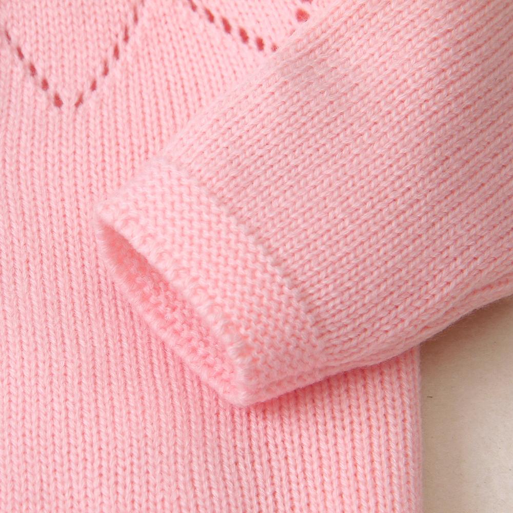 Peuter Baby Baby Jongens Meisjes Vest Haak Lange Mouwen Trui Kinderen Herfst Winter Gebreide Warme Trui Uitloper Kleding
