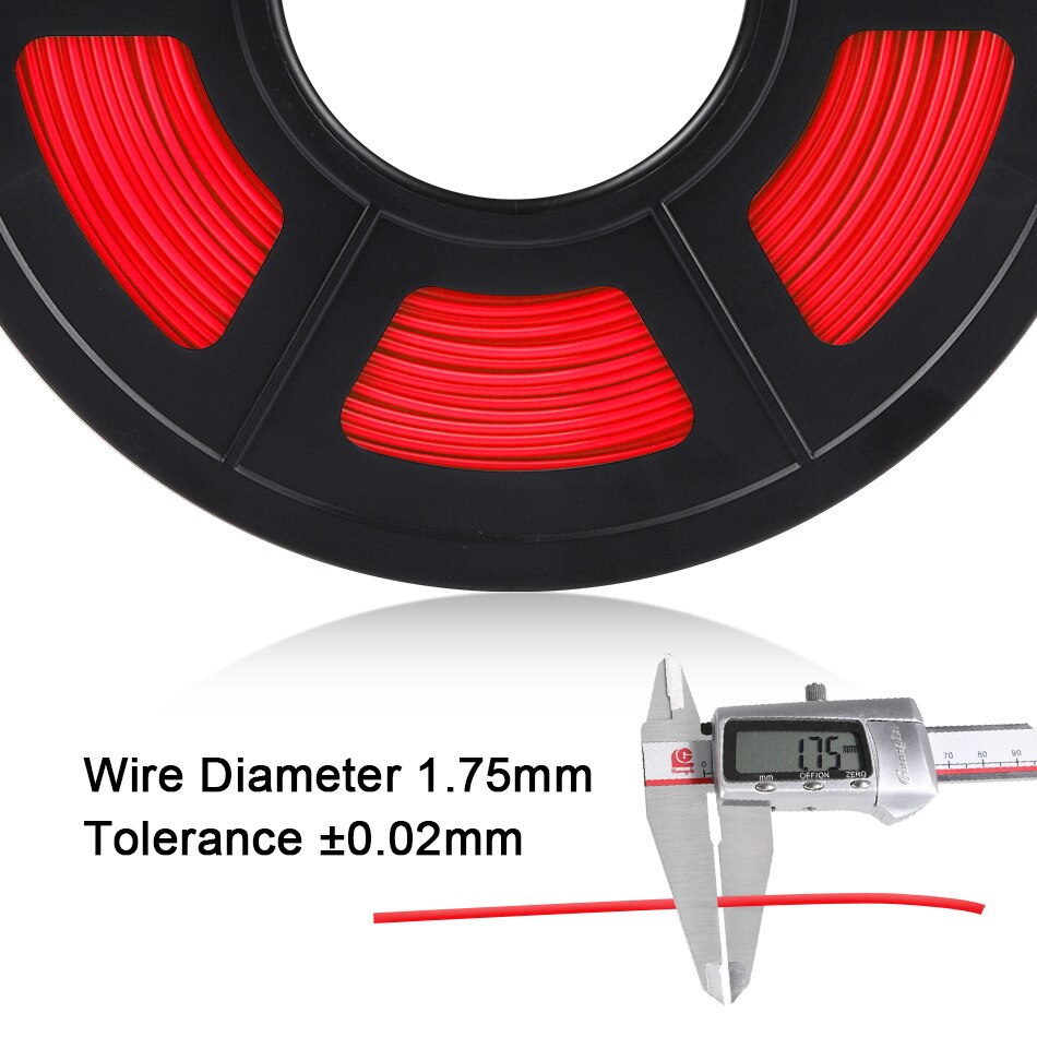 Enotepad-filamento para impresora 3D PLA, 1kg de tolerancia +-0,02 MM, 1,75mm, 1kg/2.2lbs, baja contracción, alta velocidad de transporte