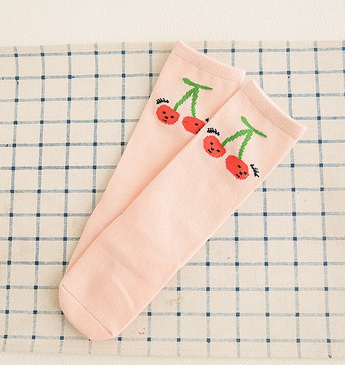 0-6 yrs Knee High Sock Animal Cat leg warmers For newborns infantile thick warm Children socks Baby Boys Girl fox Socks cotton: Children socks 09