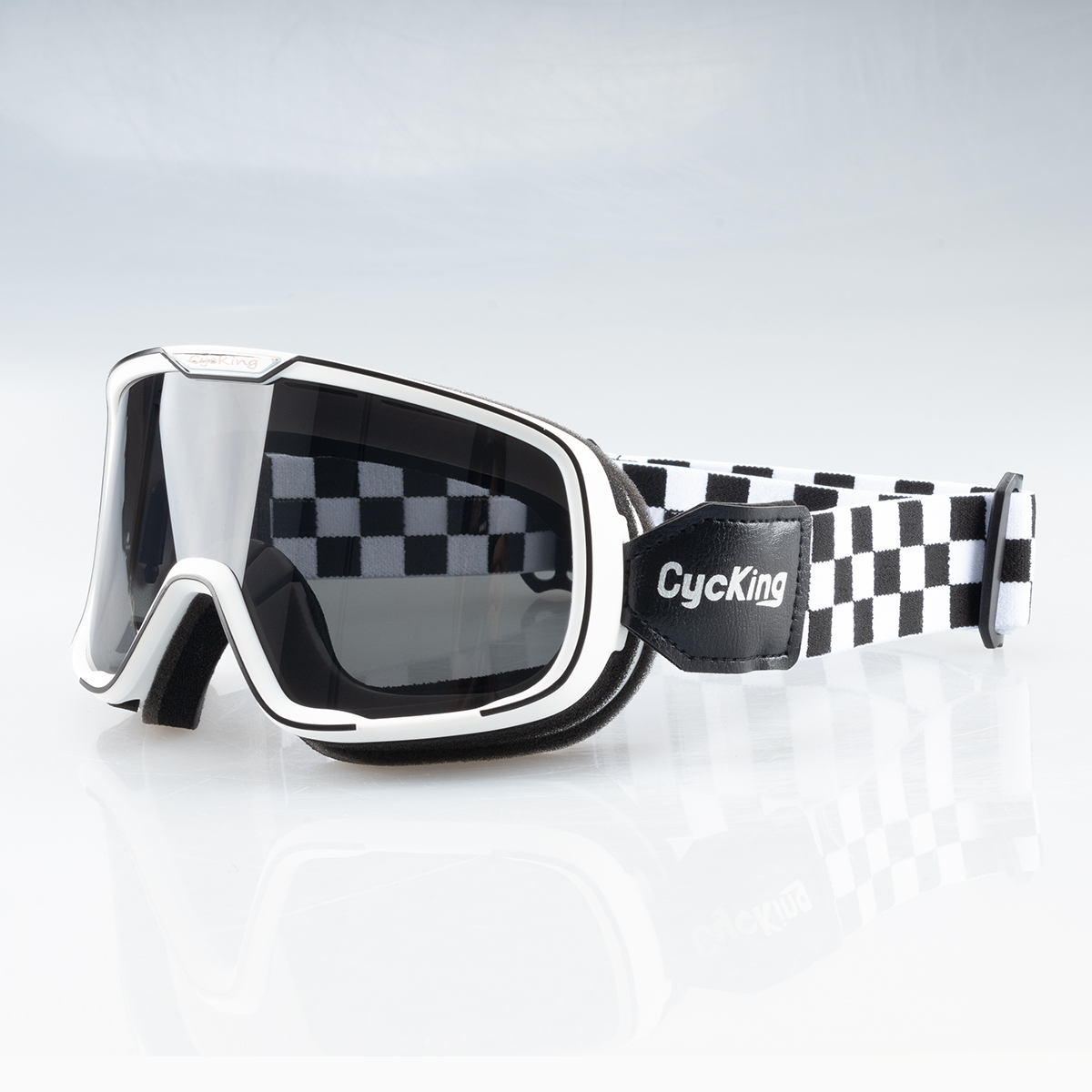 Motorcykelhjelmbriller retrobriller batteri bilrude briller motorcykel ridning vind- og sandtæt: Sort