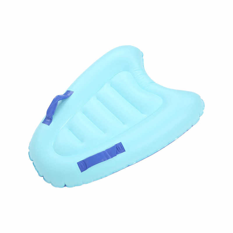 Children Inflatable Board Nonslip Handle Double Sided PVC Inflatable Floating Surfboard for Summer for Beach
