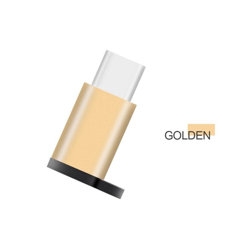 Typ-c Zu Mikro USB Konverter Mini USB Typ-C Adapter OTG Mit Hängen See Für praktisch Laptop OTG Adapter TXTB1: gold