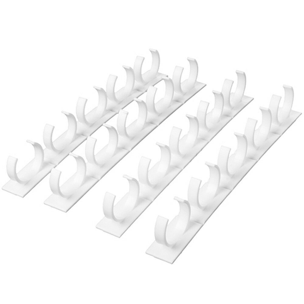 20 Clip Keuken Spice Grijper Strip Pot Rack Opslag Houder Organizer Muur Kastdeur Opknoping Spice
