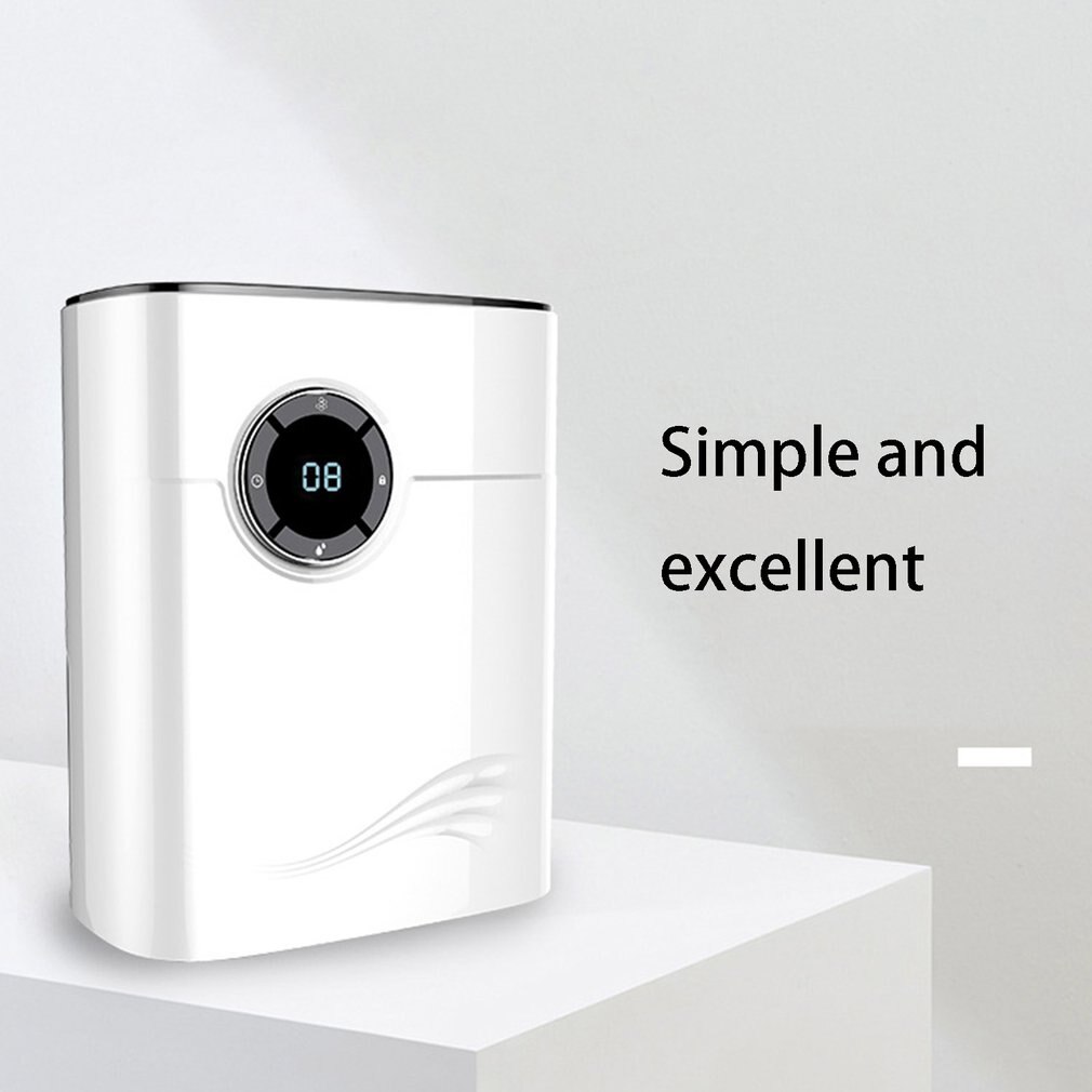 Electric Mini Air Dehumidifier 600mL Portable LED Discplay Air Purifier Machine Automatic Power-off Defrost For Home