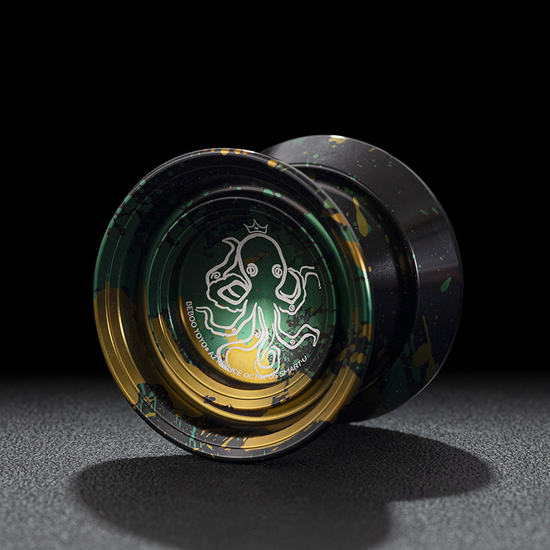 Yoyo Magic Yoyo Metal Yoyo With 10 Ball Bearing Alloy Aluminum High Speed Unresponsive Yo Yo Classic Toys For Kids: camel