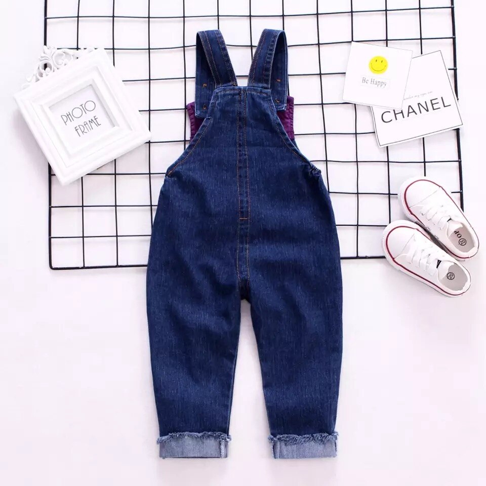 IENENS 1-3Y Girl Boys Jeans Overalls Baby Denim Dungarees Toddler Long Pants Kids Boy Jumpsuit Clothes Clothing Child Trousers