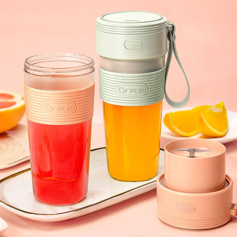 Portable Electric Fruit Juicer USB Blender Double Power Orange Squeezer Household Juicer Cup Oranges Fast Blender Kitchen Tools