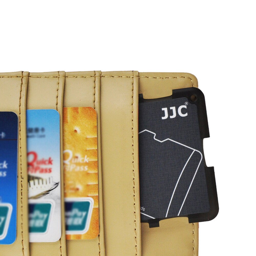 JJC Slim etui na kartę pamięci Anti-Shock Anti-Fall i Scratch odpowiednie dla kart SD/Micro SD/TF dla entuzjastów fotografii