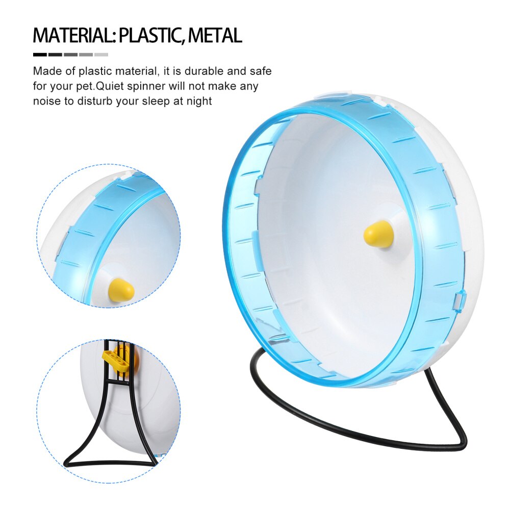 Small Pet Hamster Rat Running Exercise Wheel Silent Jogging