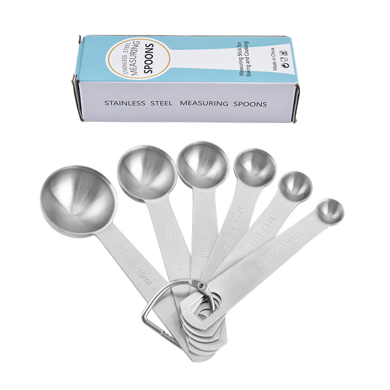 Meetlepels, Heavy Duty RVS maatlepels, Mini maatlepel voor het koken van bakken, eetlepel theelepel voor droge of vloeibare ingrediënten, past in kruidenpot, set van 4