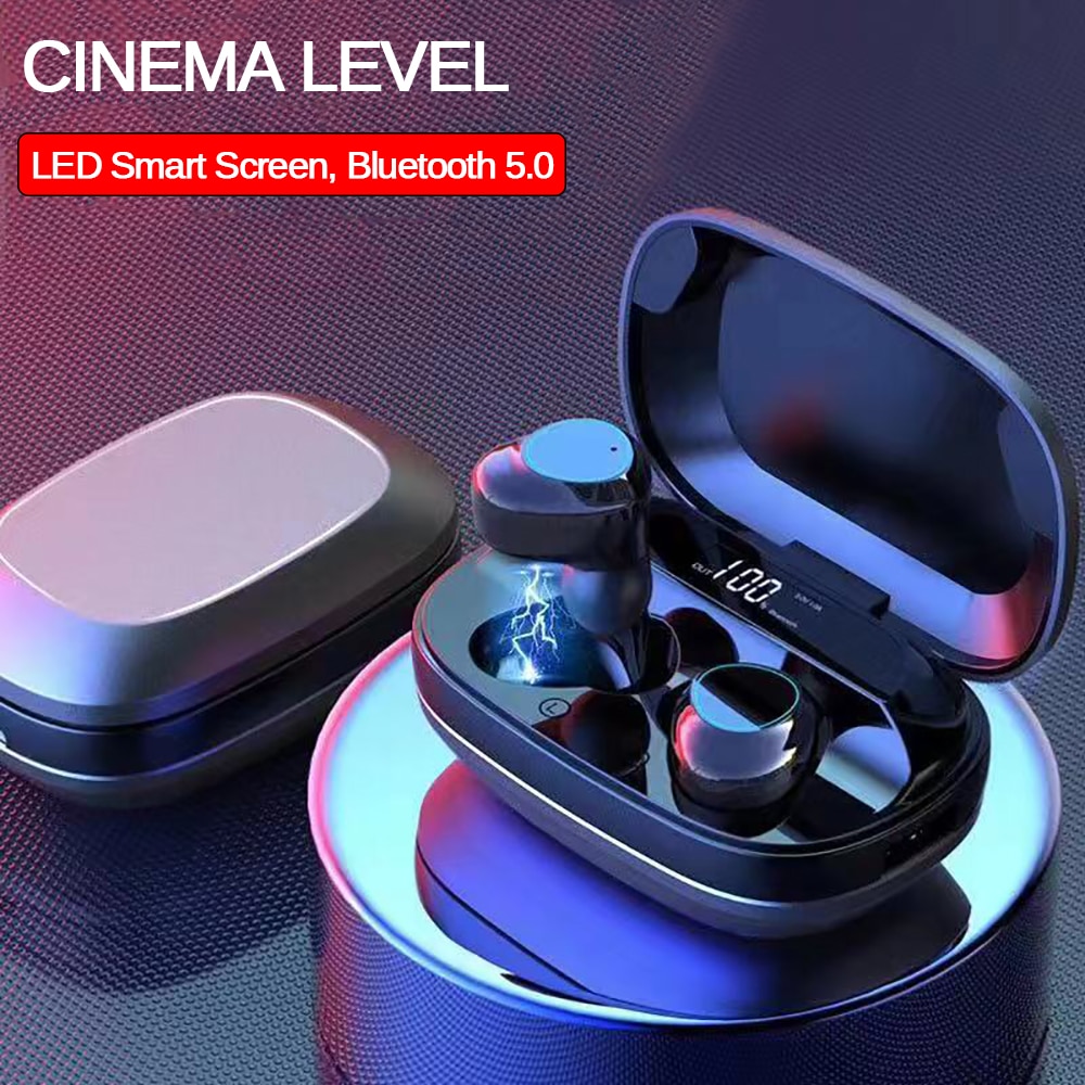 G16 TWS Bluetooth Kopfhörer Schwere Bass 6D Stereo HiFi Sound Led-anzeige Headsets 3000mAh Lade Box IPX7 Wasserdicht