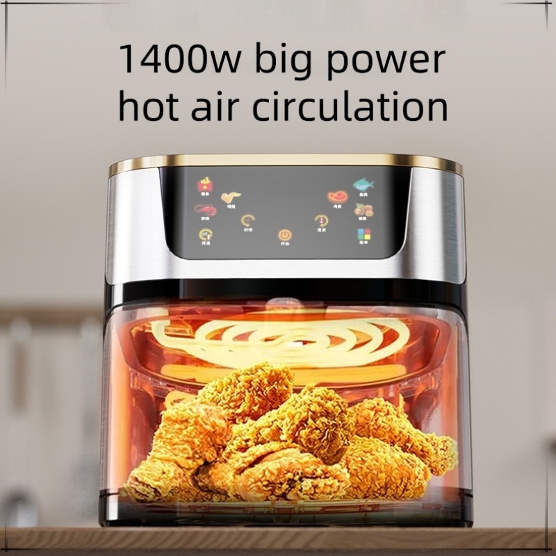 Domowa wielofunkcyjna, automatyczna, widoczna frytkownica parowa o dużej pojemności i dużej mocy