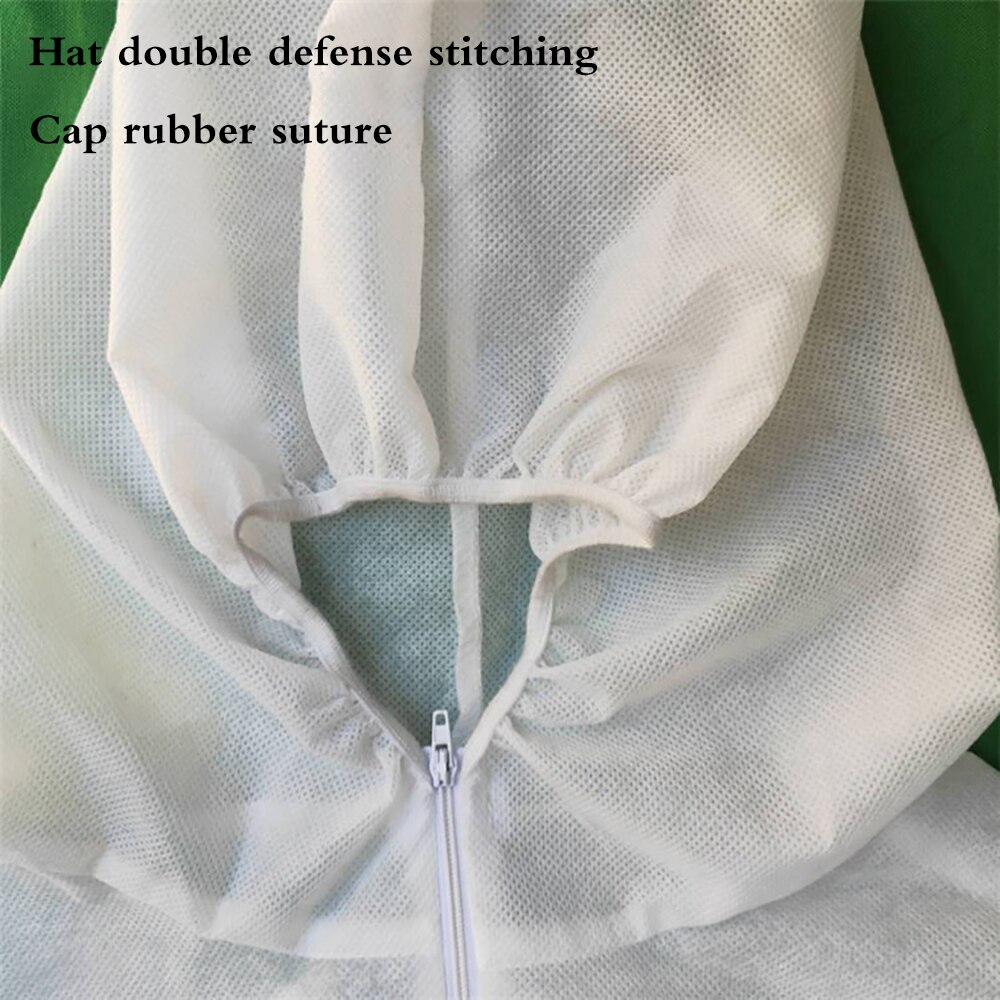 Disposable Protective Clothing Security And Protection Nonwoven Fabric Coverall Clean Room Dustproof Jumpsuit Garment