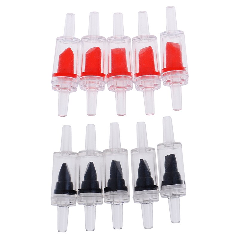 5Pcs Thuis Vis Aquarium Luchtpomp Terugslagklep One Way Non-Return Controleer Valve Aquarium Co2 System Air pomp