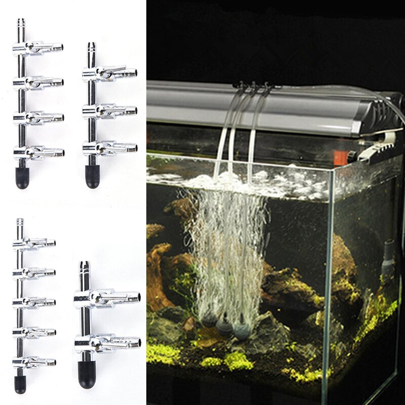 Aquarium Fish Tank Air Pump Splitter Distributor Flow Tube Pipeline