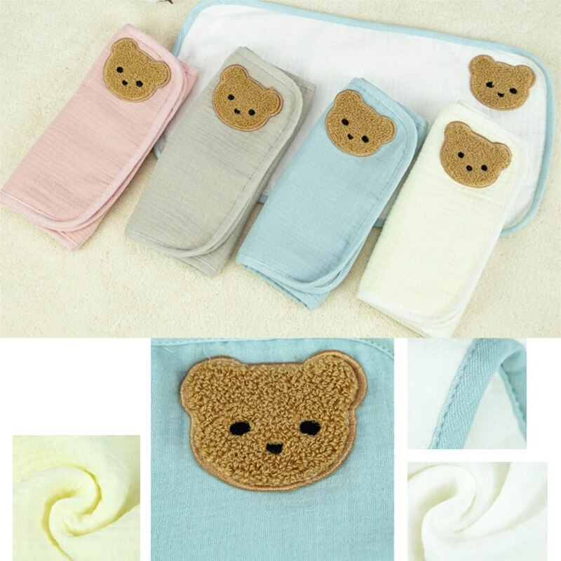 Serviette d'alimentation pour bébé, mouchoir en coton Anti-crachat, tissu pour le visage