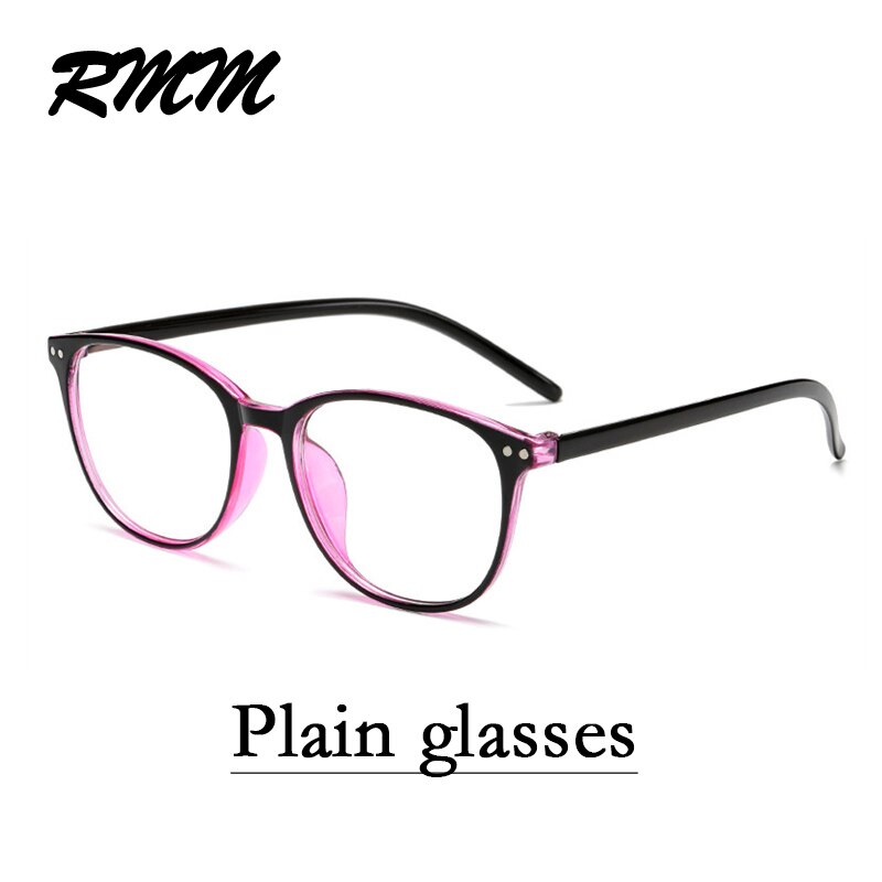 RMM Retro Square round Frame Plain Glasses Anti blue light glasses Women&Men Optical Spectacle Glasses Myopia Eyeglasses Frames: 10
