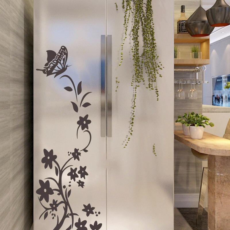 Adhesivos para pared y frigorífico 3D, pegatinas de mariposas para el hogar DIY, calcomanías para pared, calcomanías autoadhesivas de PVC para habitación de niños