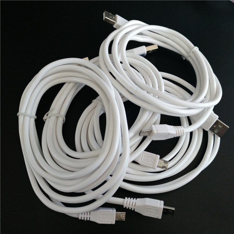 Cable Micro USB 2m teléfono móvil Micro USB Cable de datos USB Cable de carga rápida de 2.4A Cable para Samsung Huawei oneplus 3t y más