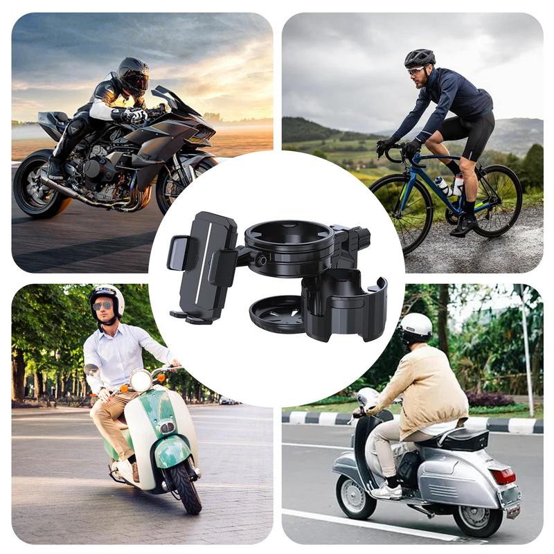 Adjustable cup holder for strollers, adjustable multi-purpose cup holder, user-friendly stroller accessory, black cup holder with
