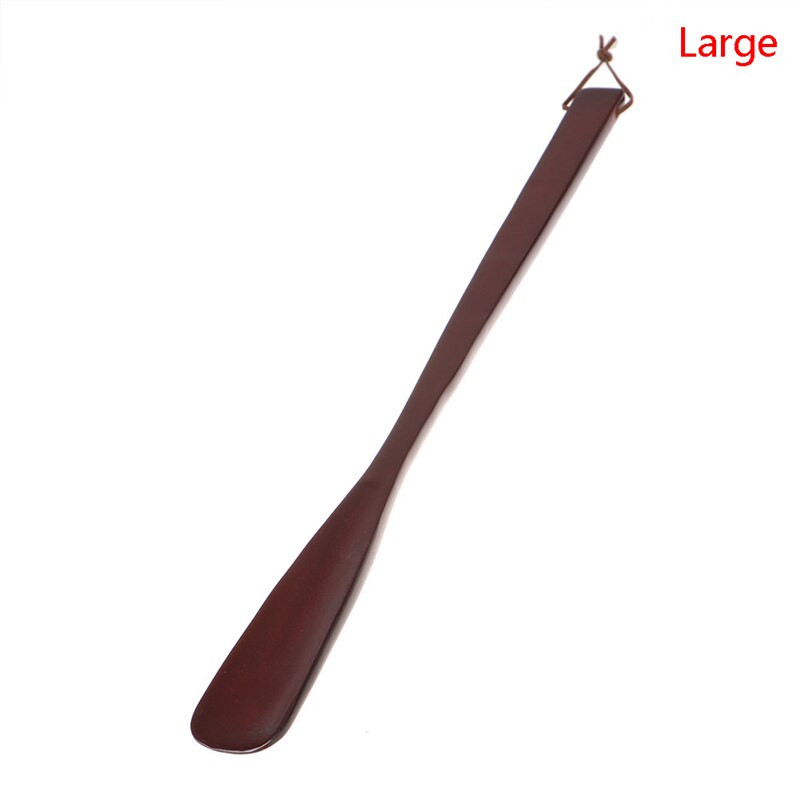 Long 25cm 40cm 54cm Craft Wooden Shoe Horn Dutch Wood Handle Shoehorn Lifter with Hanging Rope for Shoes Accessorie Horns: 54cm