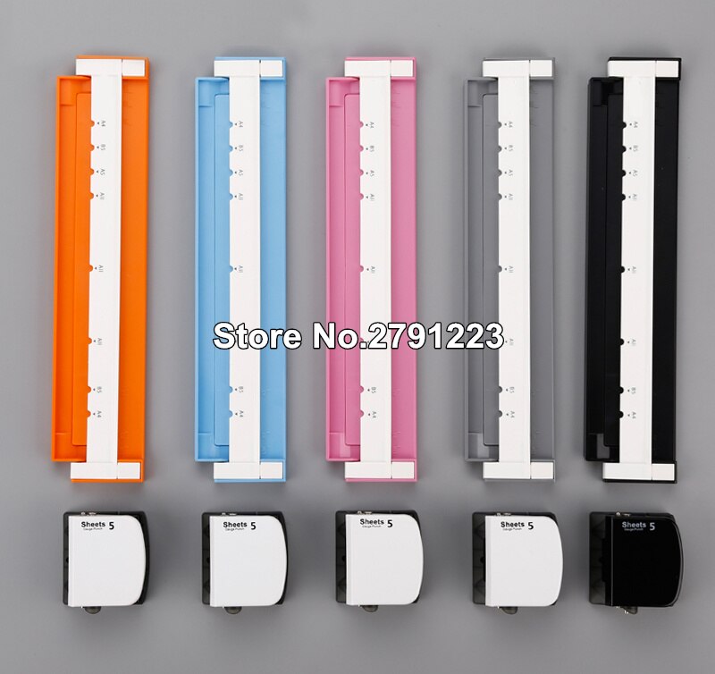 A4 / A5 / B5 Hole Puncher DIY Loose Leaf Hole Punch Handmade Loose-leaf Paper Hole Puncher color random